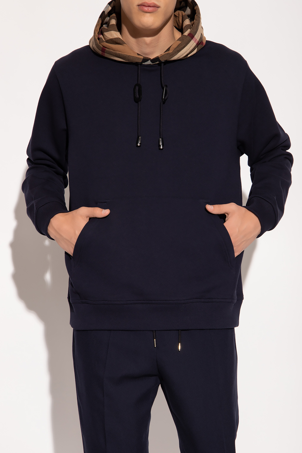 Navy blue 'Samuel' sweatshirt burberry black - Стильне